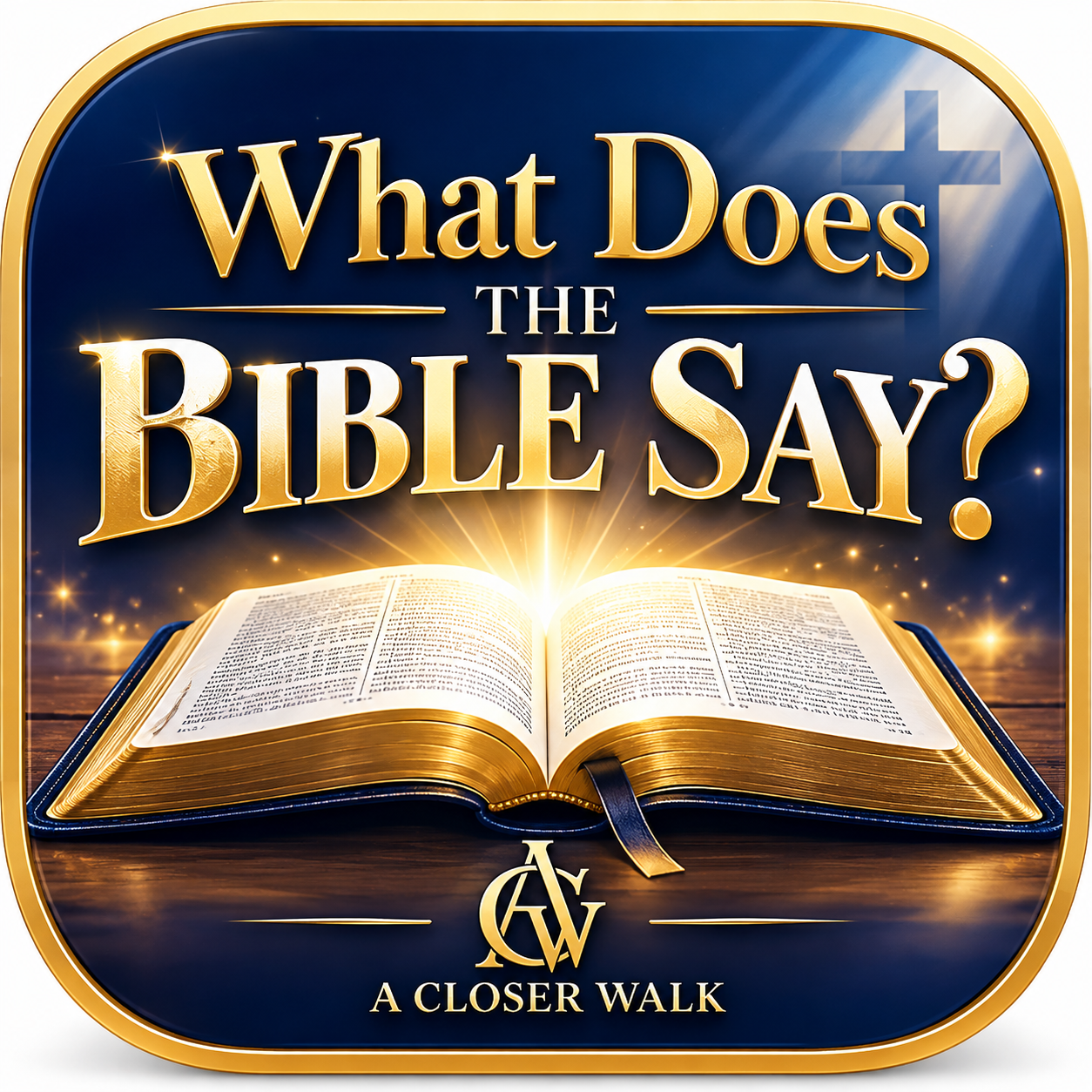 What Does the Bible Say? app artwork